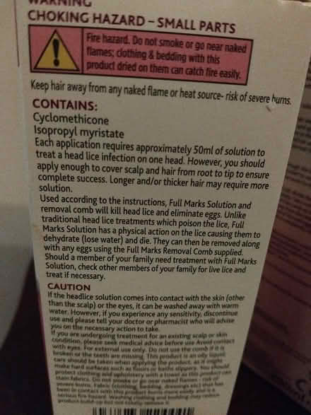 Photo of free Head lice treatment for 2 years+ (Meanwood LS6) #3