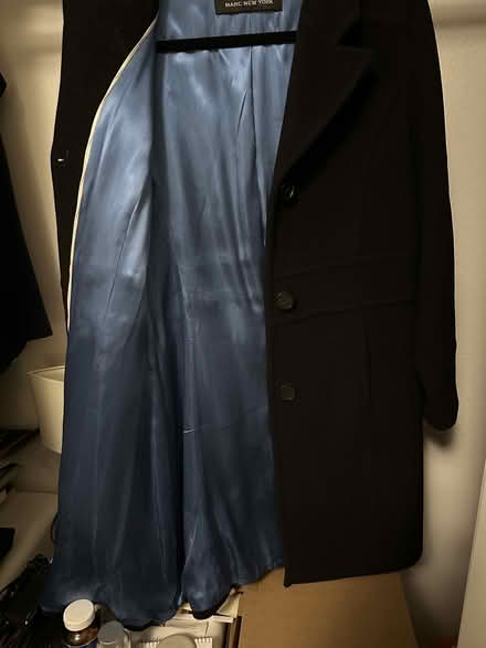 Photo of free Women's dress black wool coat (Newbeg) #4