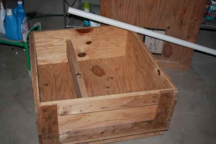 Photo of free wood box (Edgewood. Near24 & Hanson) #1