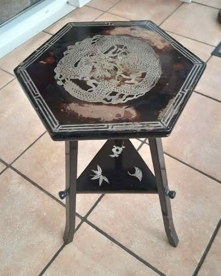 Photo of free old wooden plant stand: upcycling project? (Elworth CW11) #1