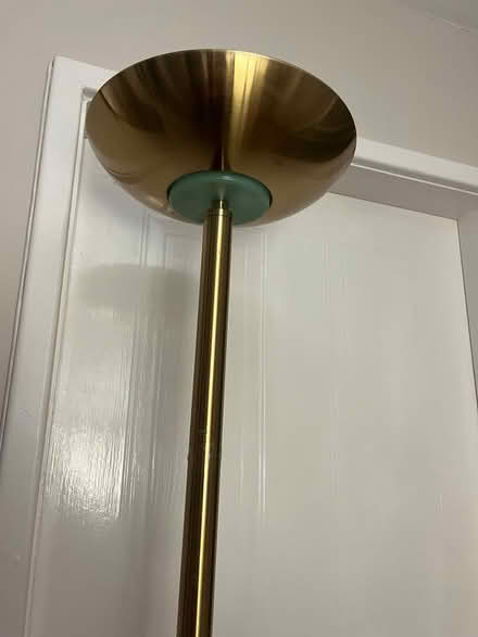 Photo of free Brass coloured up-lighter lamp (East Kilbride, G75) #2