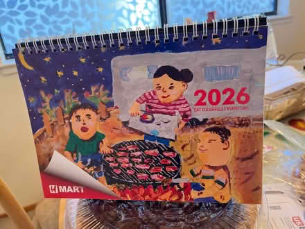 Photo of free Standing desk calendar (Saratoga Village) #2