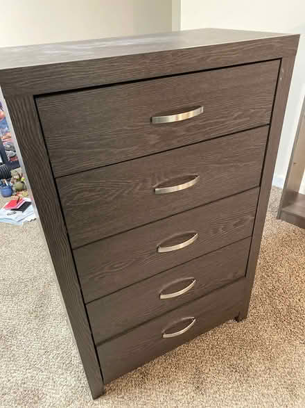 Photo of free Five drawer dresser (Near Logan fairgrounds) #1