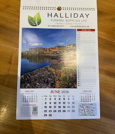 Photo of free A3 wall calendar 2026 (Nailsworth GL6) #2