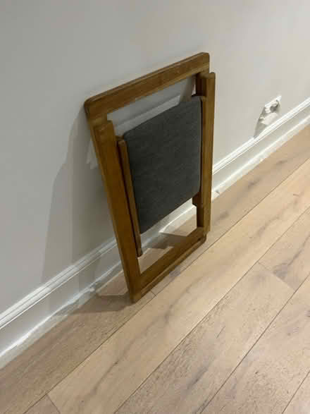 Photo of free Comfy folding wooden chair (Herne Hill SE24) #2