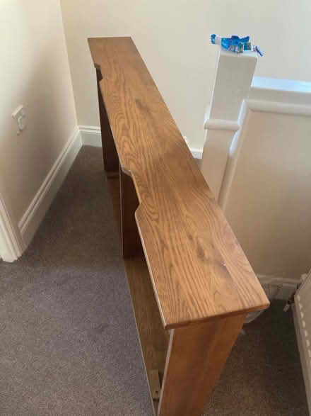 Photo of free Solid oak cot toddler bed oak (Great Horkesley CO6) #2