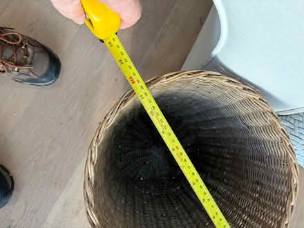 Photo of free Wicker waste basket (Central Tonbridge TN9) #2