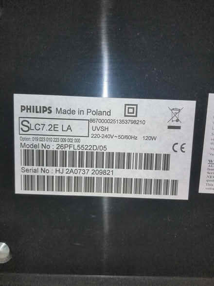 Photo of free TV (Beeston Rylands NG9) #2