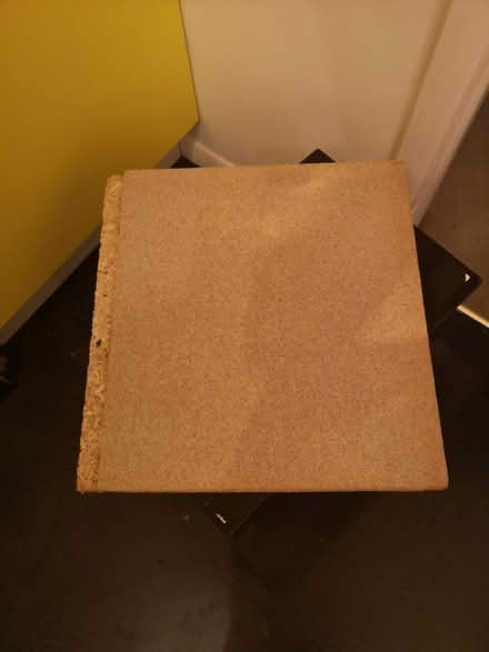 Photo of free 80x Wood Chipboard offcuts, tongue-and-groove, 30x35cm (Woodley RG5) #1