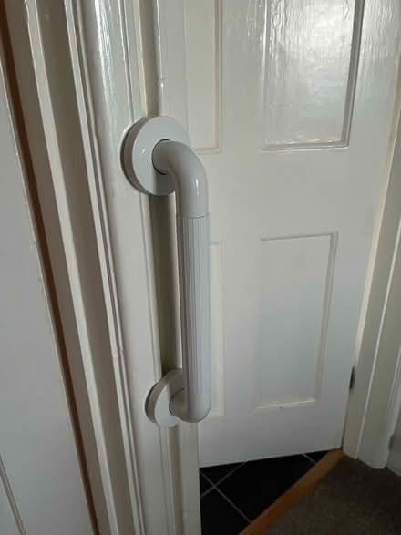 Photo of free Raised Toilet seat plus grip handle (Garsington OX44) #2