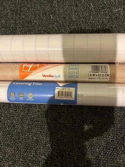 Photo of free 3 rolls of sticky back plastic film (Norbiton KT2) #2
