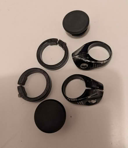 Photo of free Bike handlebar bar ends and clamps (Southsea PO5) #2