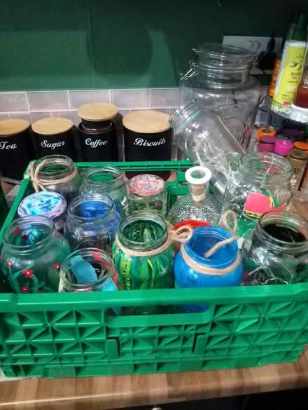 Photo of free Painted jars ( Keighley) (Yorkshire) #1