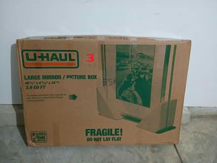 Photo of free Moving boxes for TVs/ Mirrors/ Art (Villages of Rolesville) #3
