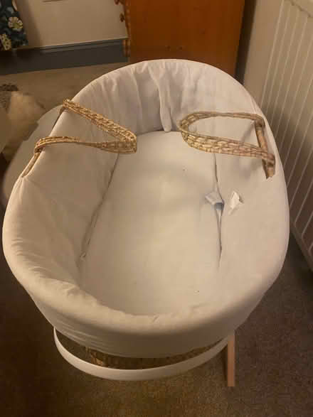 Photo of free Moses basket with stand (Warbstow PL15) #1