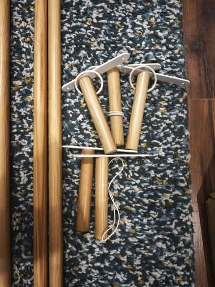 Photo of free IKEA wooden curtain rodes (Coulsdon, CR5) #1