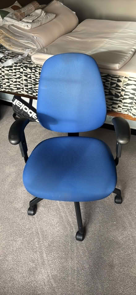 Photo of free Blue office chair (Cobham, KT11) #2