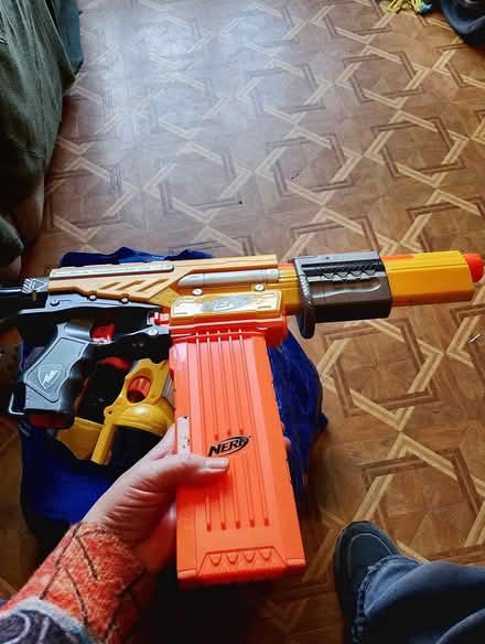 Photo of free Bag of toy nerf guns and 'daets' (OX4 Temple Cowley) #4