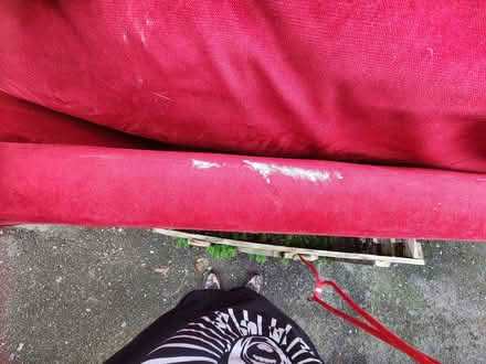 Photo of free Res velvet sofa- 3 seater (Whitehawk BN2) #4