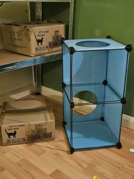 Photo of free modular blue cat city (Armley LS12) #3