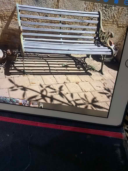 Photo of free Garden seat with cast iron ends (Heathridge) #1