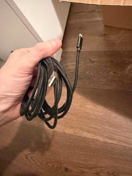 Photo of free USB to Lightning (long, 6ft) (Philadelphia/South Jersey) #1