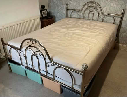 Photo of free Double Bedstead available now. (Starbeck HG1) #1