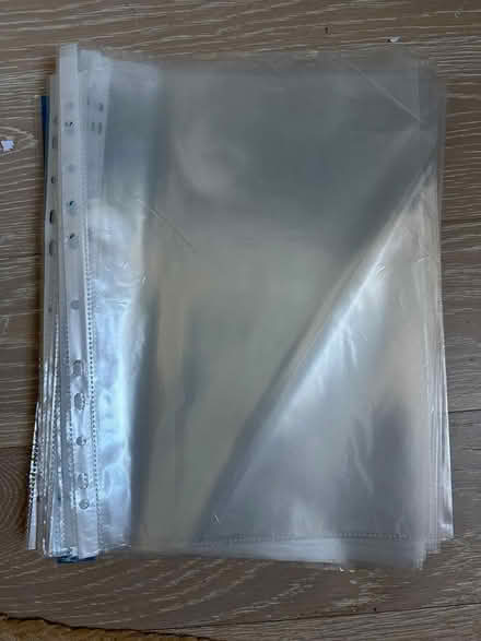 Photo of free 50 ring binder sleeves (Guildford GU2) #2