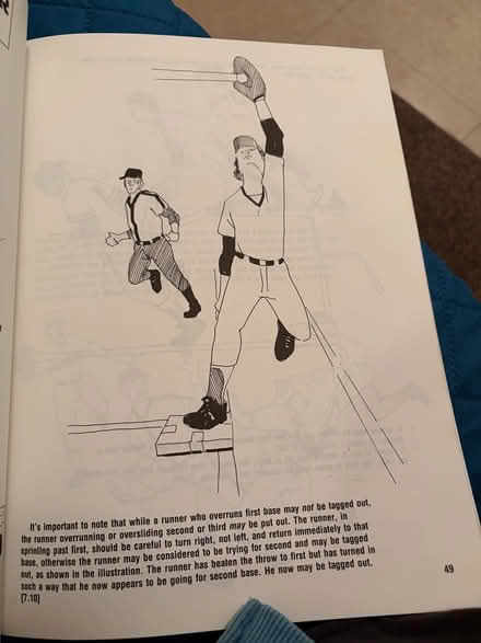 Photo of free Book - baseball rules in pictures (Emeryville) #3