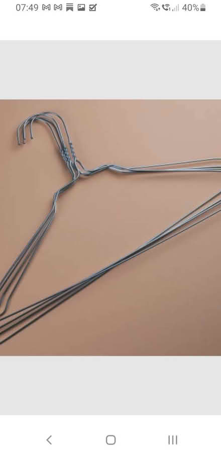 Photo of Wire coat hangers (Bedford MK43) #1