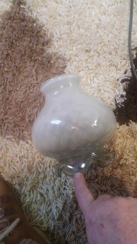 Photo of free Old glass lampshade (southey green S5) #1