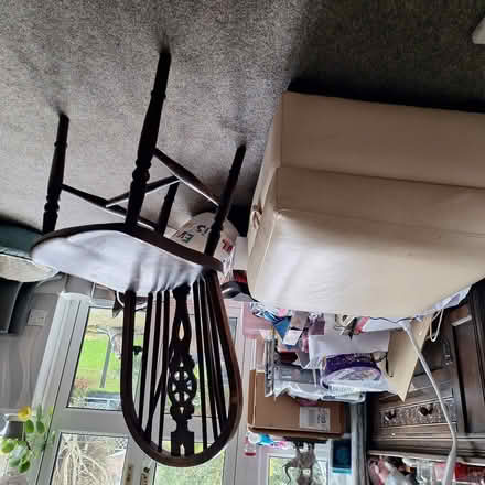 Photo of free Stool, pouffe, large, square with storage (Seaside BN22) #2