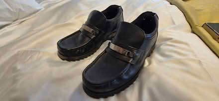 Photo of free Black leather shoes (Clanfield) #3