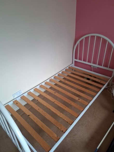 Photo of free 3ft metal bed frame - no mattress (GL4) #1