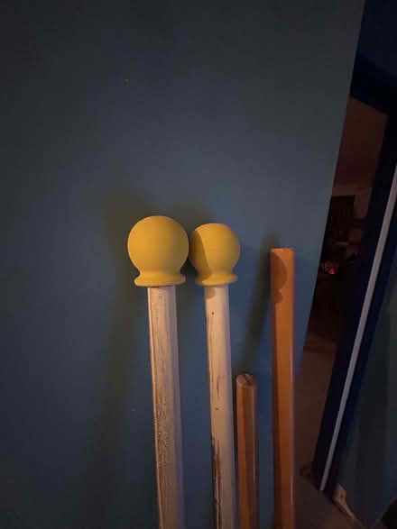 Photo of free Wooden curtain poles (Norton LD8) #2
