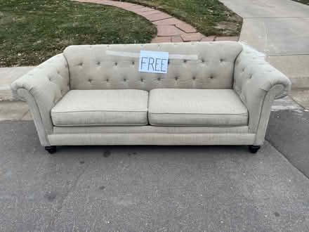 Photo of free Large sofa, good condition (Montclair/Mayfair (E Denver)) #1