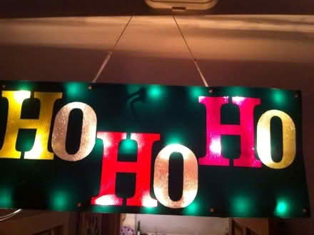 Photo of free Light up HoHoHo sign (BT6) #1