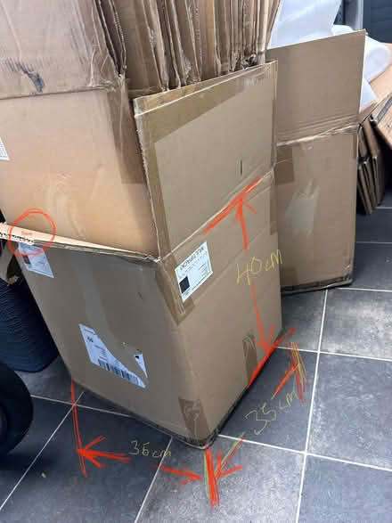 Photo of free Approx 9 cardboard boxes. See pictures for size. Collection E4 7 area (Chingford E4) #1