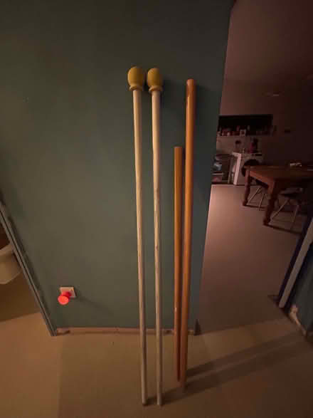 Photo of free Wooden curtain poles (Norton LD8) #1