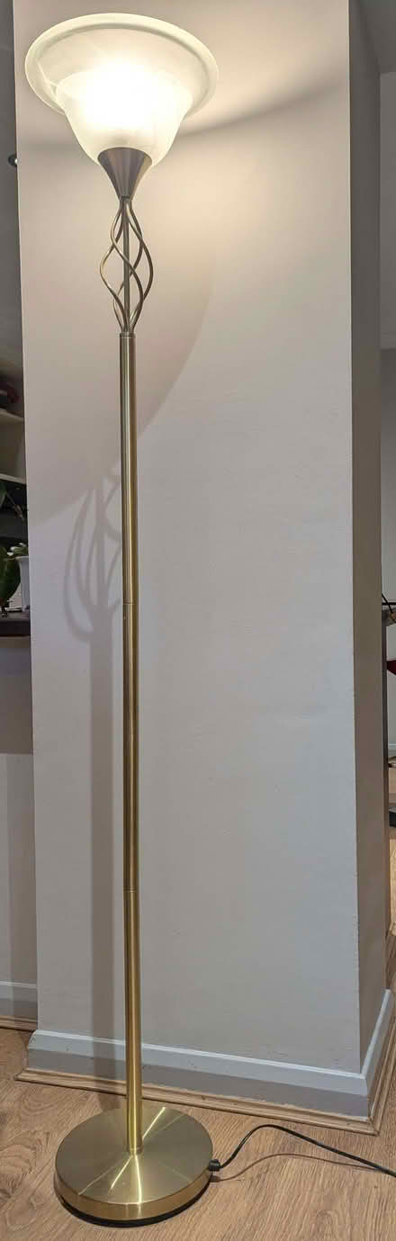 Photo of free Standard lamp (brass coloured) (Sunny Hill DE23) #1