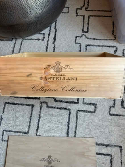 Photo of free Wooden wine box (Rego Park) #2