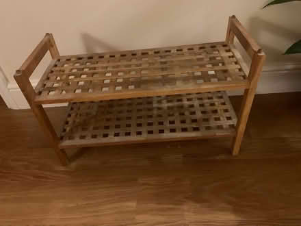 Photo of free Wooden shoe rack (Hoddesdon, EN11) #1