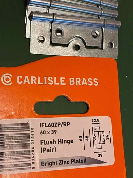 Photo of free 10 Flush hinges (OX14 Abingdon) #1