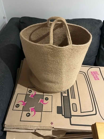 Photo of free Jute bag/pot with carry handle (Herne Hill SE24) #1