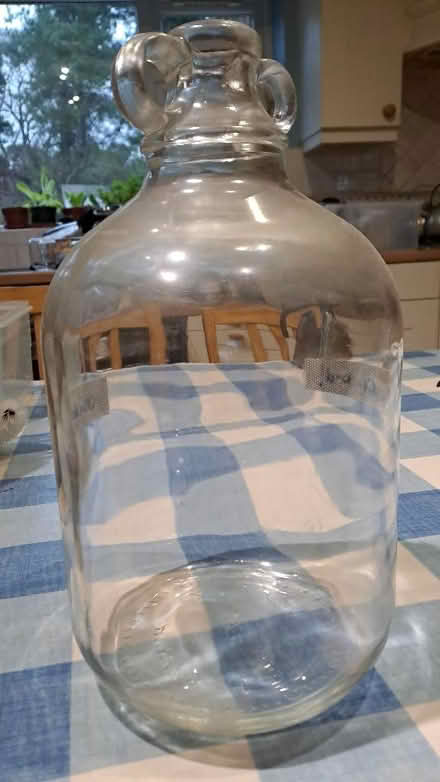 Photo of free 1 gallon glass demijohn with very minor crack (Dodleston CH4) #1