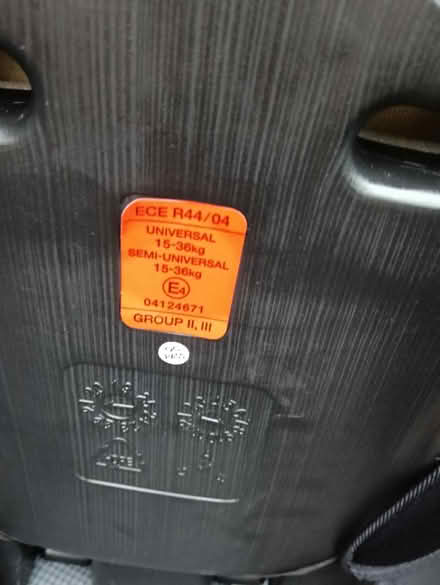 Photo of free Car seat (OX14 Abingdon) #2