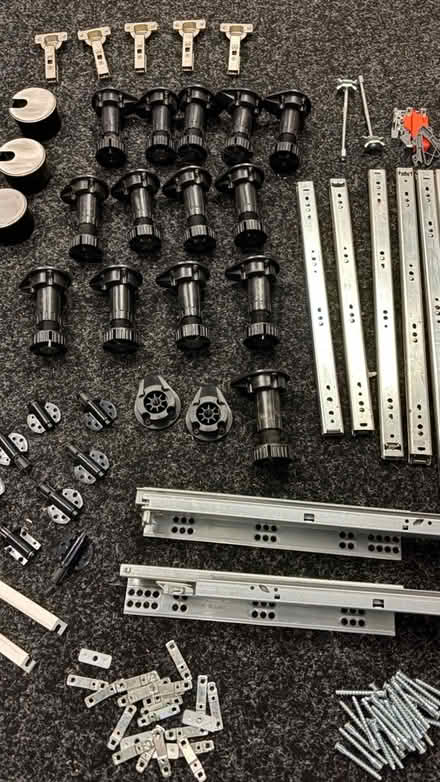 Photo of free Wardrobe/desk spare hardware (Oxted) #3
