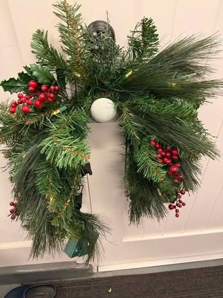 Photo of free Pre-Lit Holiday Garland for Mailbox (Mill Valley) #1