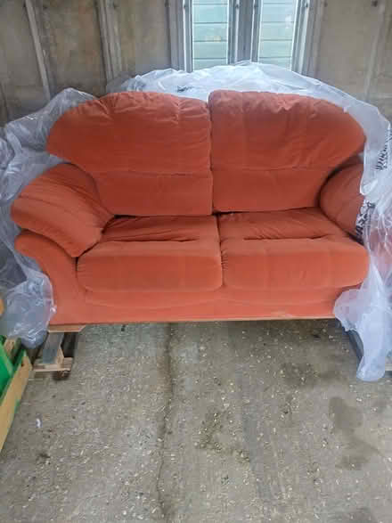 Photo of free Reddish brown sofa (Bognor Regis PO22) #2