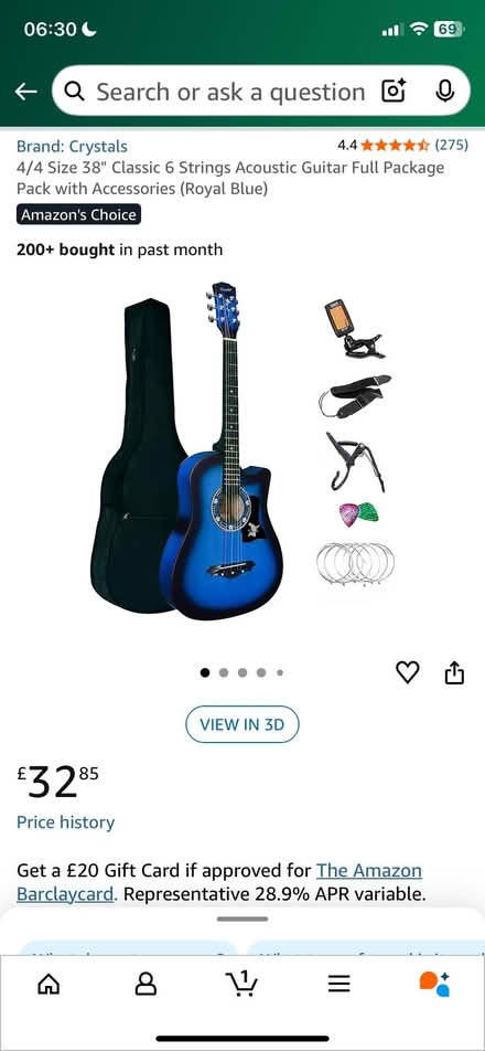 Photo of free Acoustic guitar for beginner (Sandhurst GU47) #1